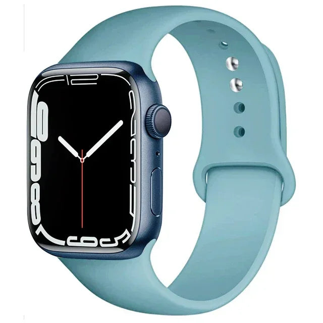 Cinturino Silicone Apple Watch serie 10 - 9  -8 - 3 SE 42mm 44mm 45mm 49-46mm M-L