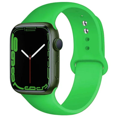 Cinturino Silicone Apple Watch serie 10 - 9  -8 - 3 SE 42mm 44mm 45mm 49-46mm M-L