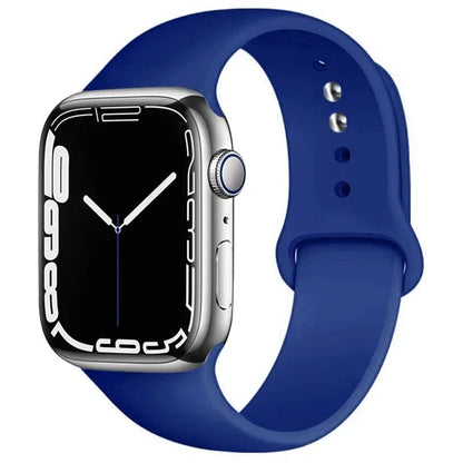 Cinturino Silicone Apple Watch serie 10 - 9  -8 - 3 SE 42mm 44mm 45mm 49-46mm M-L