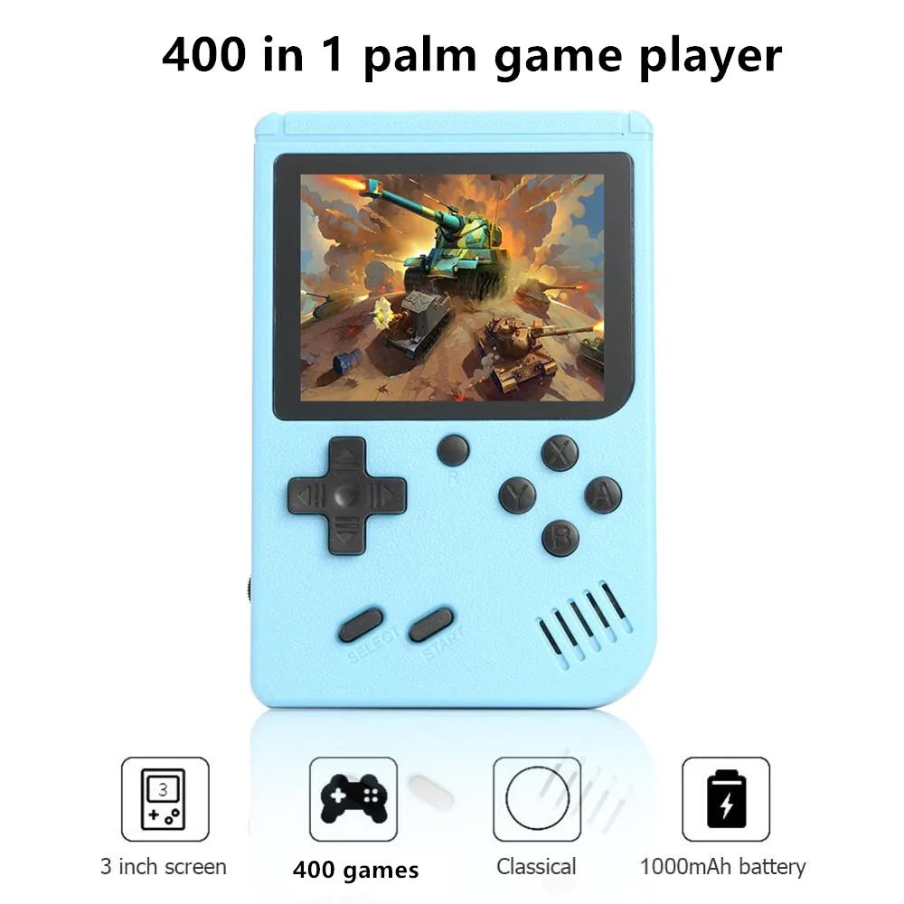 Console Video retrò portatile 400 In 1 MINI Boy 8 Bit 3.0 pollici giochi con schermo LCD a colori