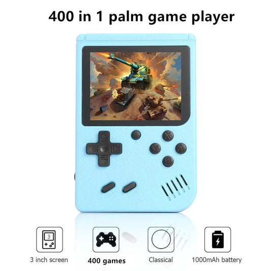 Console Video retrò portatile 400 In 1 MINI Boy 8 Bit 3.0 pollici giochi con schermo LCD a colori