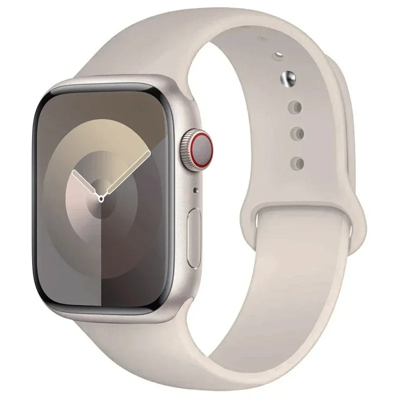 Cinturino Silicone Apple Watch serie 10 - 9  -8 - 3 SE, 38mm 40mm 41mm S10-42mm SM