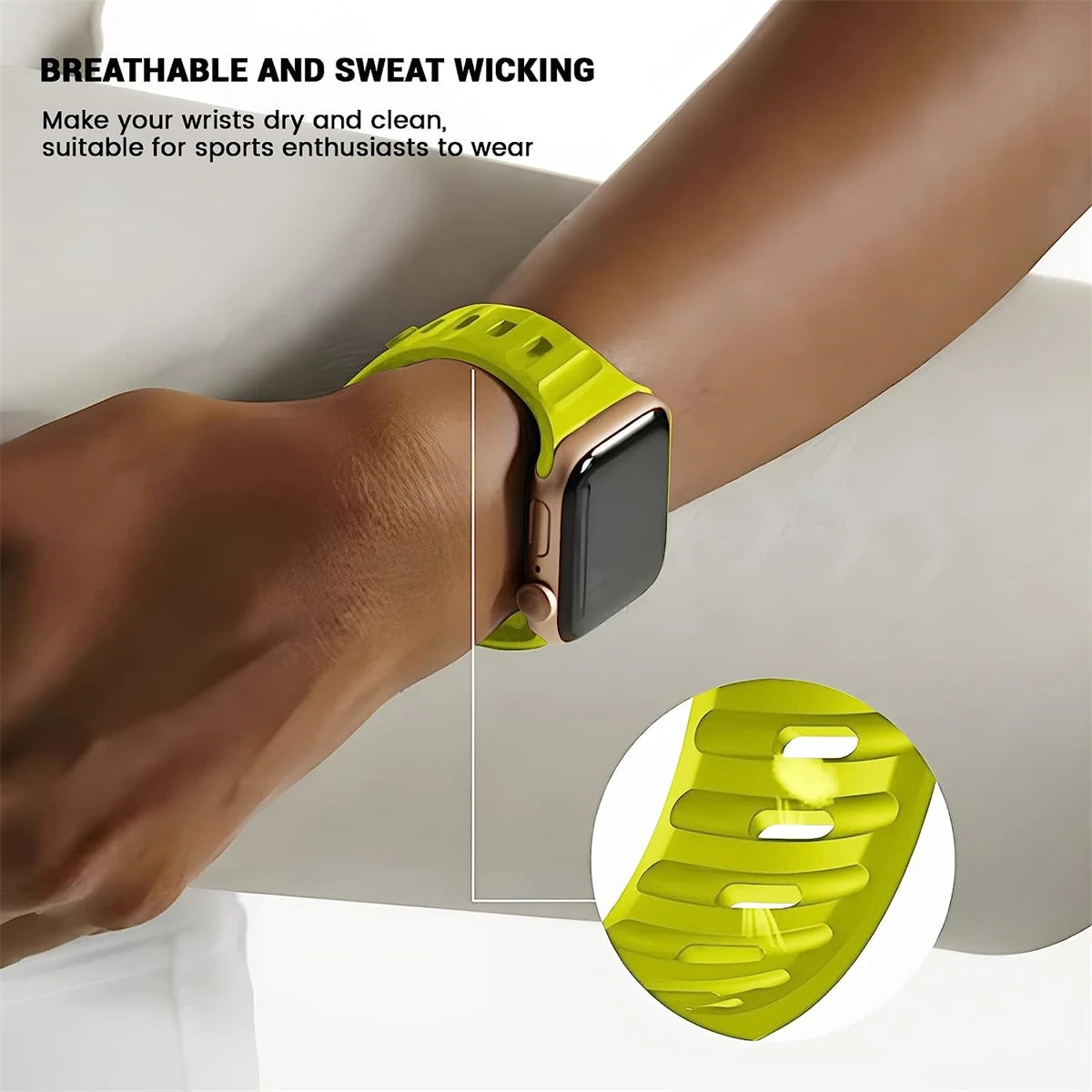 Cinturino Apple Watch 49mm 44mm 45mm 41mm 40mm 42mm 38mm Bracciale sportivo in silicone morbido iwatch Serise 8 7 SE 6 5 9 Ultra 49mm