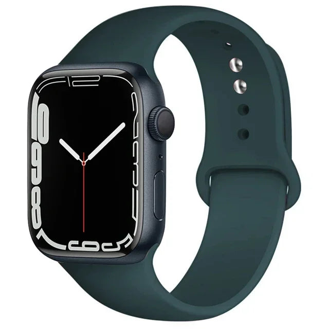 Cinturino Silicone Apple Watch serie 10 - 9  -8 - 3 SE, 38mm 40mm 41mm S10-42mm SM